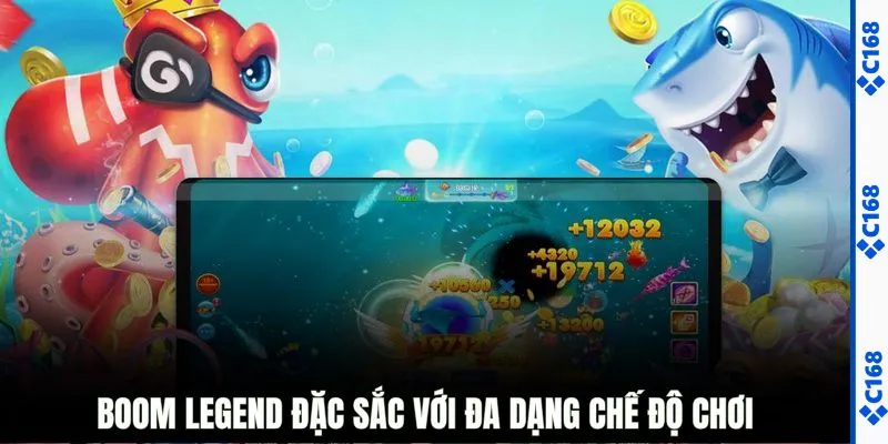 Boom Legend đặc sắc với đa dạng chế độ chơi